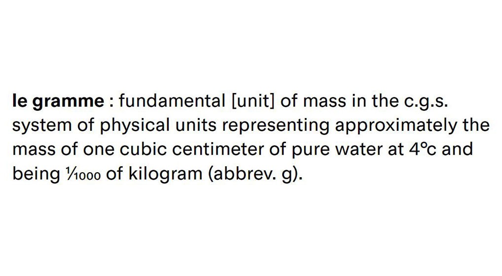 gram definition