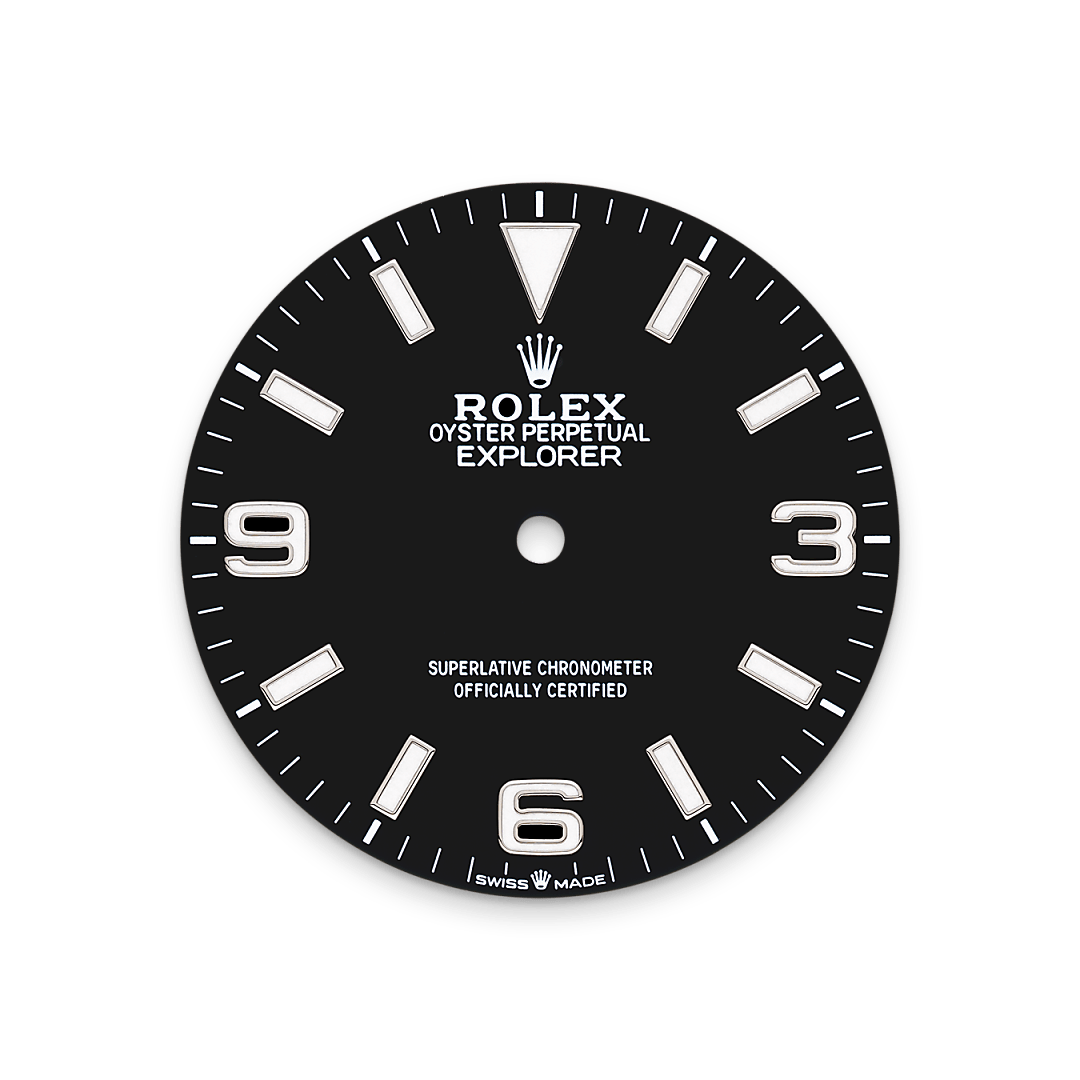Black dial