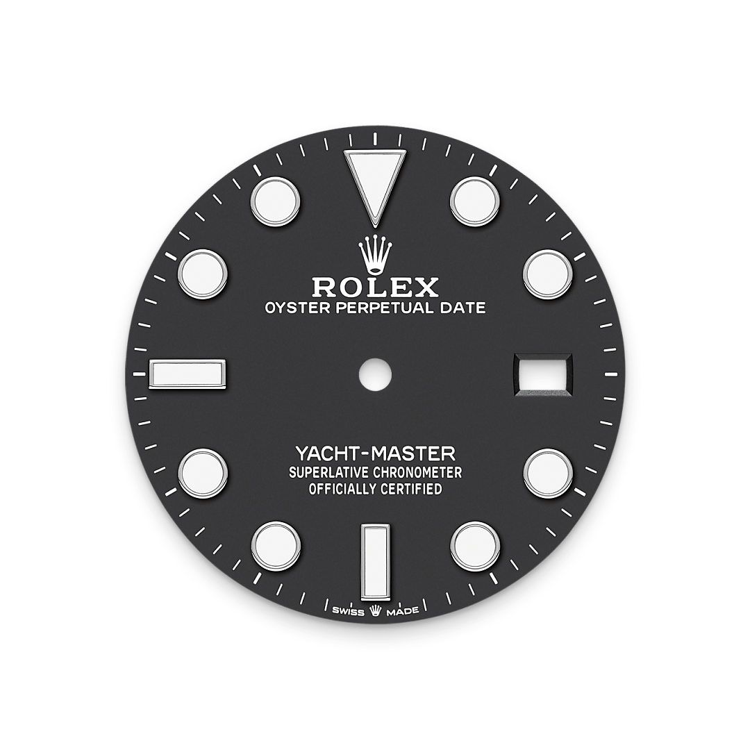 Intense black dial