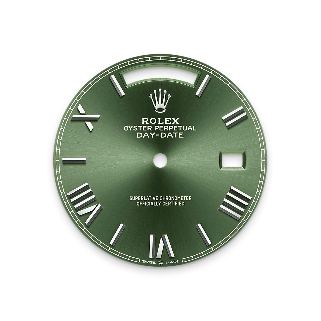 Un cadran vert olive