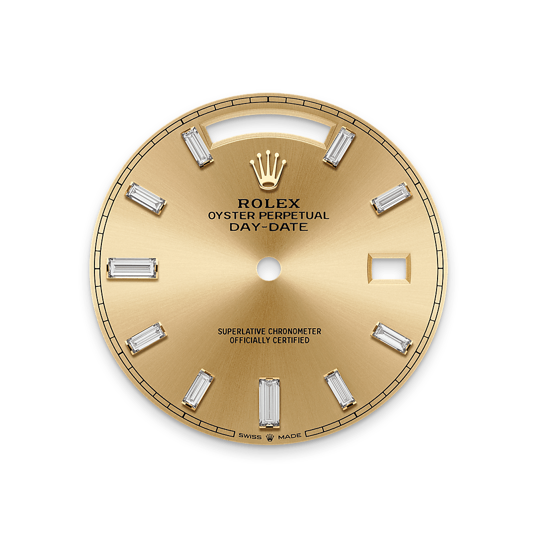 Cadran couleur champagne