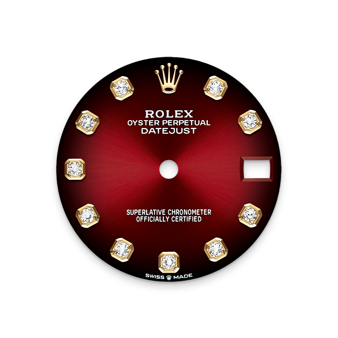 Red ombré dial