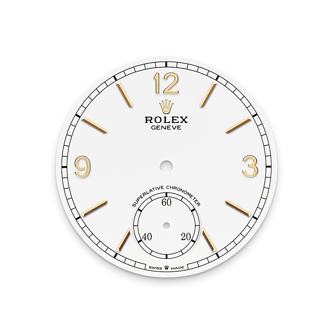 Intense white dial