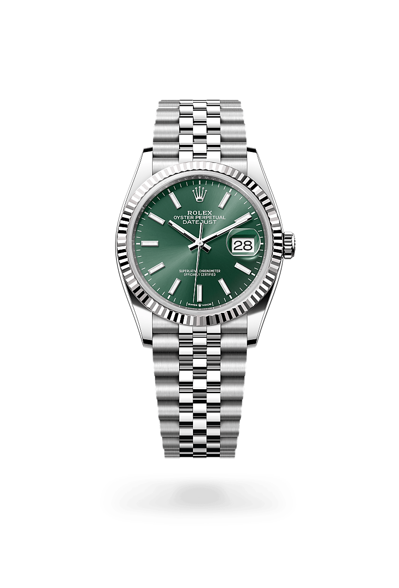 Rolex - Datejust 36 - Oyster, 36 mm, Oystersteel and white gold