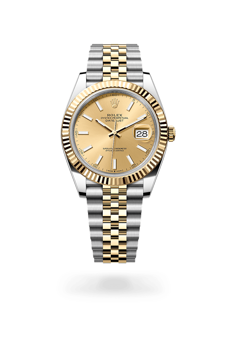 Rolex - Datejust 41 - Oyster, 41 mm, Oystersteel and yellow gold