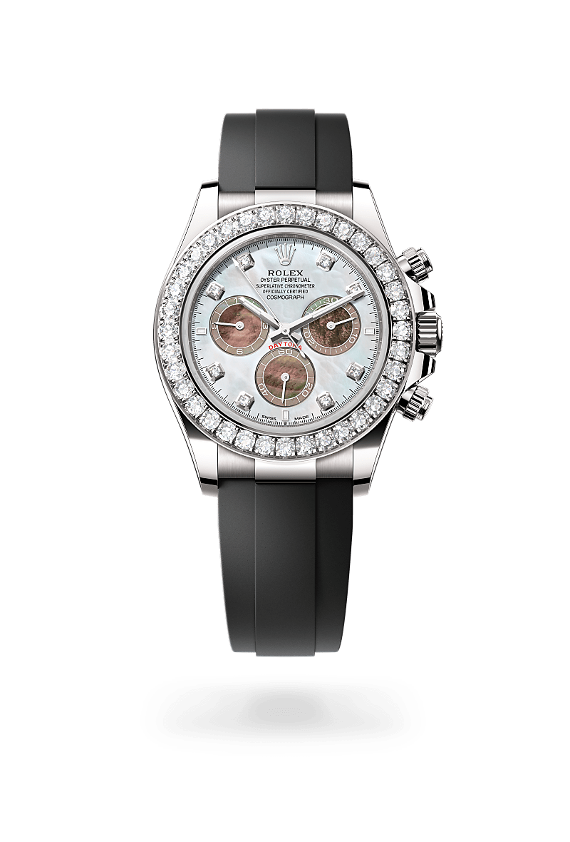 Rolex - Cosmograph Daytona - Oyster, 40 mm, white gold and diamonds