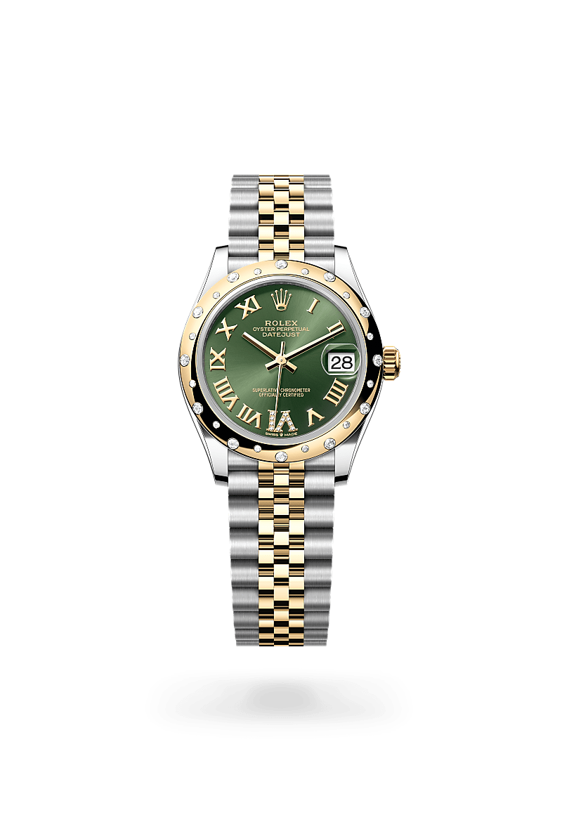 Rolex - Datejust 31 - Oyster, 31 mm, Oystersteel, yellow gold and diamonds