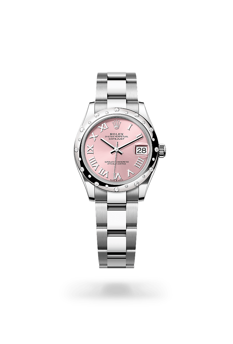 Rolex - Datejust 31 - Oyster, 31 mm, Oystersteel, white gold and diamonds