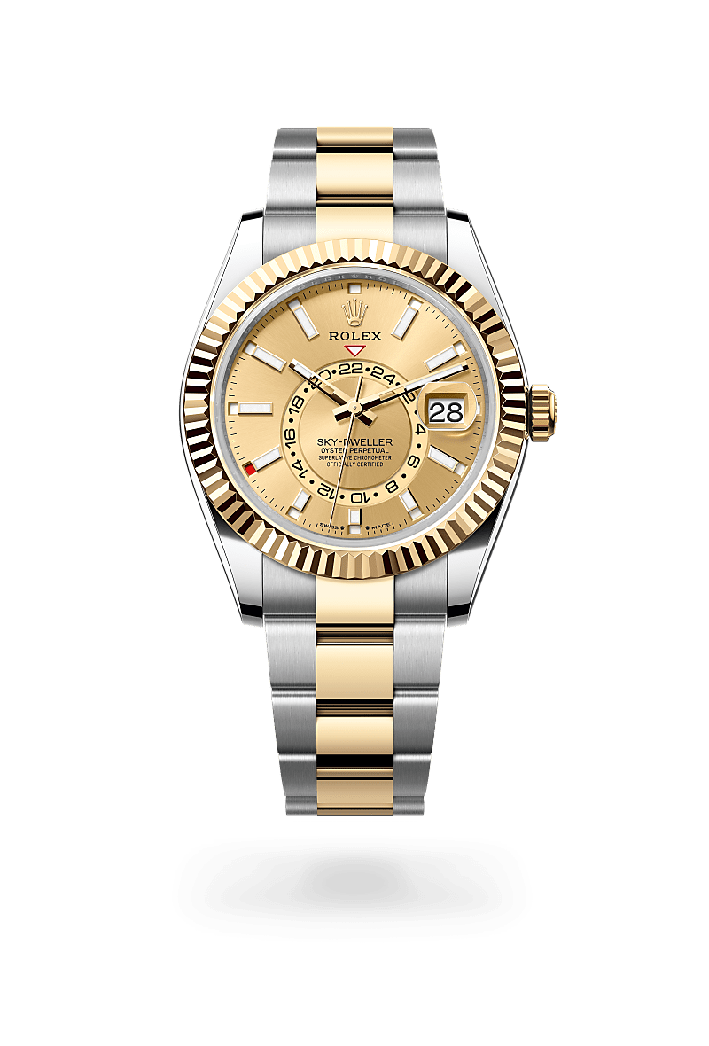 Rolex - Sky-Dweller - Oyster, 42 mm, Oystersteel and yellow gold